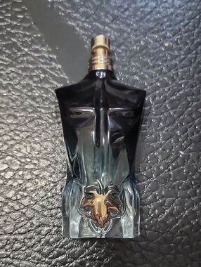 Men's Torso-Shaped Black to Teal Gradient Collectable Eau de Toilette Bottle